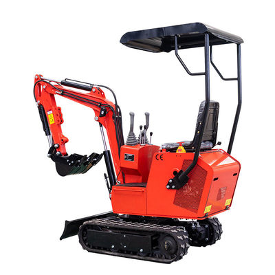 1ton μίνι εκσκαφέας 13.5hp EPA αντιολισθητικών αλυσίδων που εγκρίνεται με τη μηχανή diesel