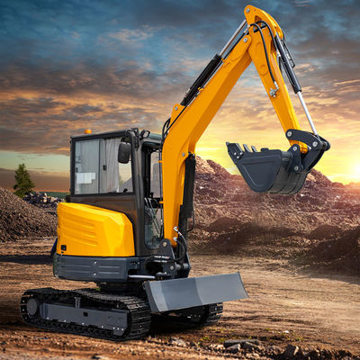 Μικρός υδραυλικός εξορυκτής Dozer φτυάρι και υδραυλική γρήγορη αλλαγή για εύκολη λειτουργία