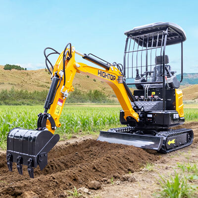 HT18C 1,8 τόνων κατηγορίας μηδενικής ουράς Swing Mini Excavator με υψηλής απόδοσης κινητήρα